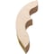 Ekena Millwork 3-inch W x 18-inch D x 24-inch H Ozark Rough Cedar Woodgrain TimberThane Knee Brace, Primed BRCUR03X18X24OZKRCPR - alternate 4